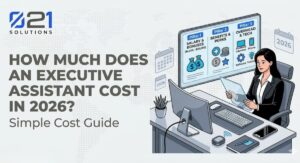 Executive assistant cost breakdown 2026 showing salary ranges and pricing trends